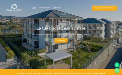 fondocasaborgodegliartisti.it screenshot