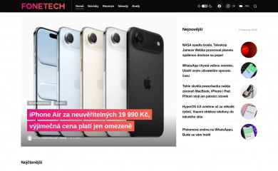 fonetech.cz screenshot