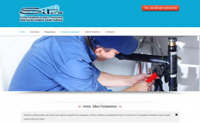 fontaneriasiles.com screenshot