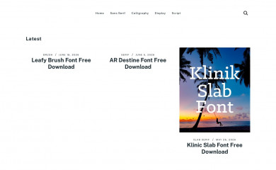 fontdafont.com screenshot