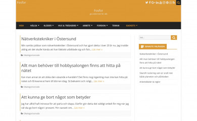 fosfor.se screenshot