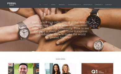 fossilgroup.com screenshot