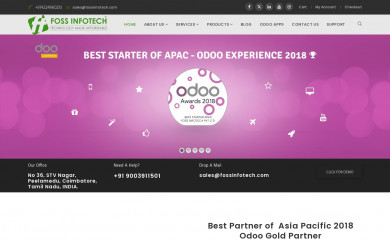 fossinfotech.com screenshot