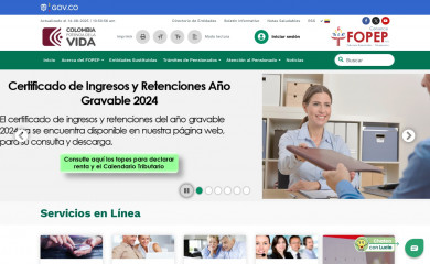fopep.gov.co screenshot