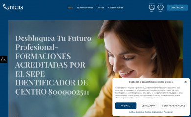 formacionunicas.es screenshot