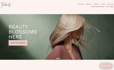 formandfunctionsalon.com screenshot