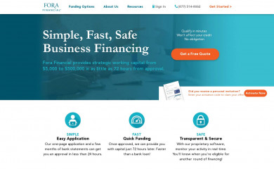 forafinancial.com screenshot