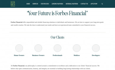 forbesfinancial.com.au screenshot