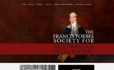 forbessociety.org.au screenshot