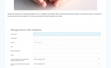 foreverafteradoptions.com screenshot