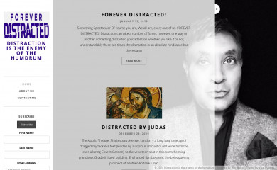 foreverdistracted.com screenshot