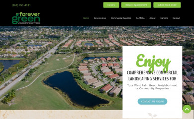 forevergreenlandscaper.com screenshot