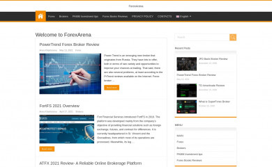 forexarena.net screenshot