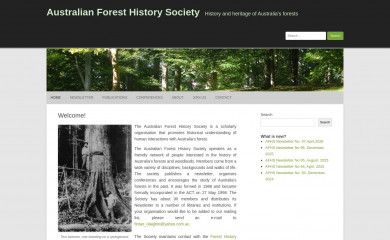 foresthistory.org.au screenshot