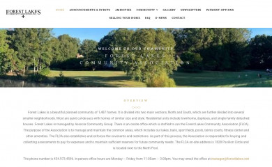 forestlakes.net screenshot