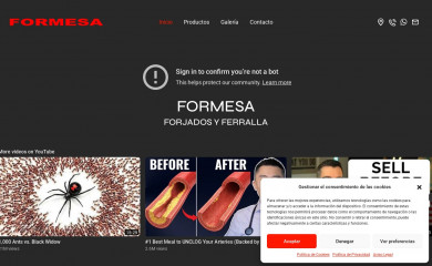 forjadosformesa.com screenshot