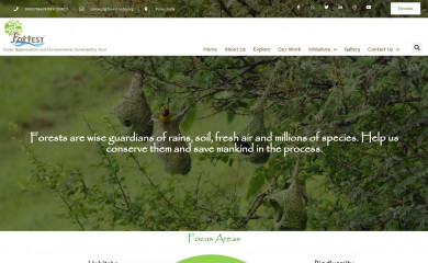 forrest-india.org screenshot
