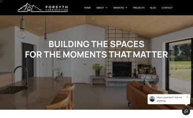 forsythconstruction.co.nz screenshot