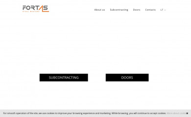 fortas.lt screenshot