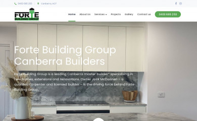 fortebuildinggroup.com.au screenshot