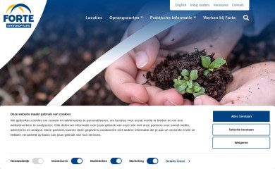 fortekinderopvang.nl screenshot