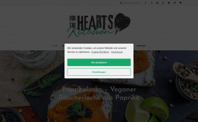 fortheheartskitchen.com screenshot
