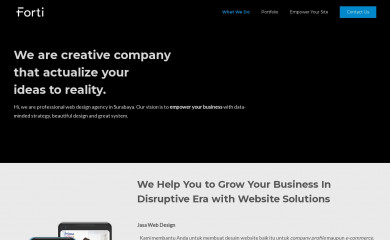 fortidigitalstudio.com screenshot