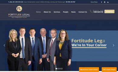 fortitudelegal.com.au screenshot