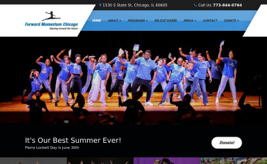 forwardmomentumchicago.org screenshot