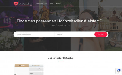 forwedding.de screenshot