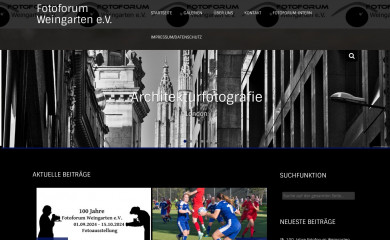 fotoforum-weingarten.de screenshot