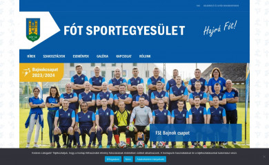 fotsportegyesulet.hu screenshot