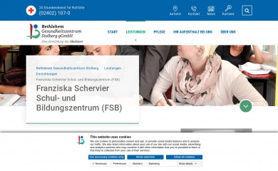 franziska-schervier-schule.de screenshot