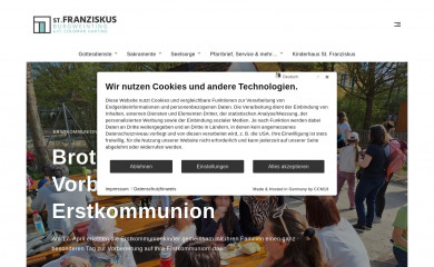 franziskus-burgweinting.de screenshot