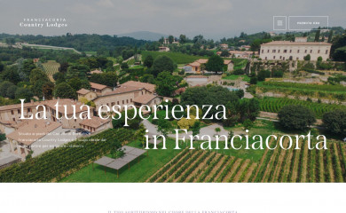 franciacortacountrylodges.com screenshot