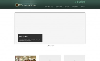 franciscancourts.com screenshot