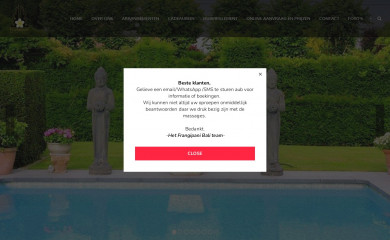 frangipanibali.be screenshot