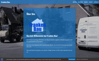 franken-bau.com screenshot