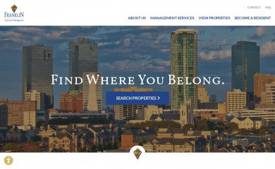 franklinapartmentmanagement.com screenshot