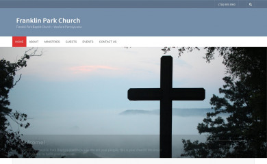 franklinparkchurch.org screenshot
