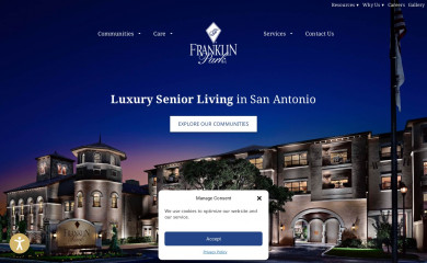 franklinpark.org screenshot