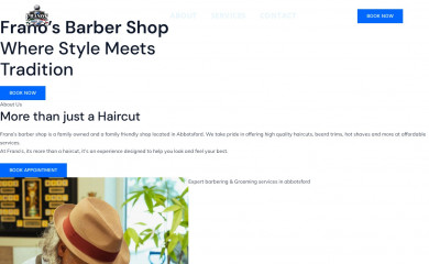 franosbarbershop.com screenshot