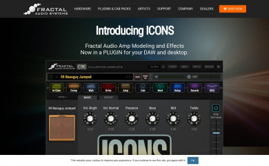 fractalaudio.com screenshot