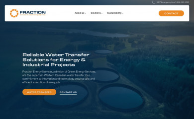 fractionenergyservices.com screenshot