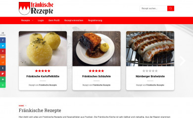 fraenkische-rezepte.com screenshot