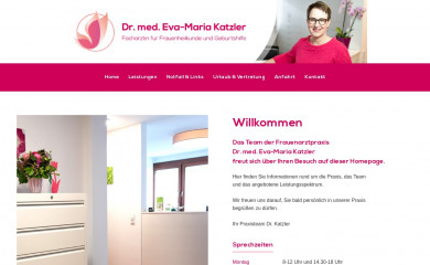 frauenaerztin-katzler.de screenshot