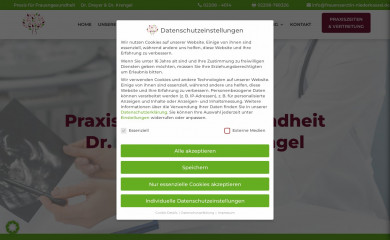frauenaerztin-niederkassel.de screenshot