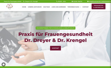 frauenaerztin-niederkassel.de screenshot