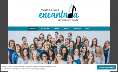 frauenensemble-encantada.de screenshot