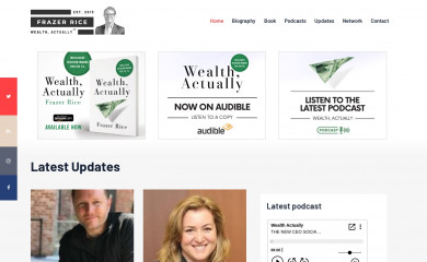 frazerrice.com screenshot